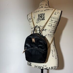 Laurel Dewitt Goddess Grunge Backpack with Gold Accents